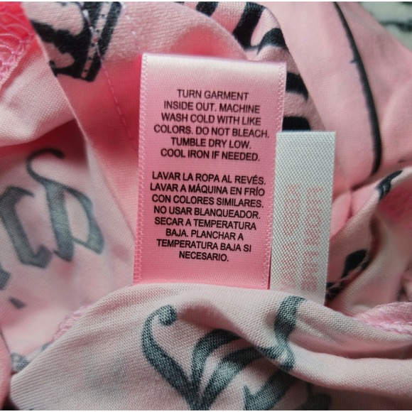 Pink Pajamas Juicy Couture Pajama Sleepwear Short Loungewear Size L NWT - Picture 10 of 10